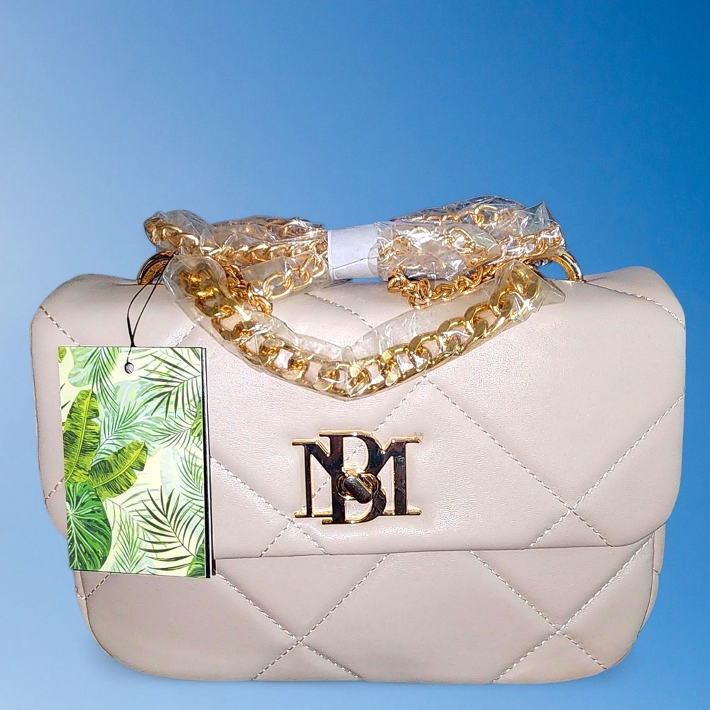 Badgley Mischka Small Chain Quilted Crossbody